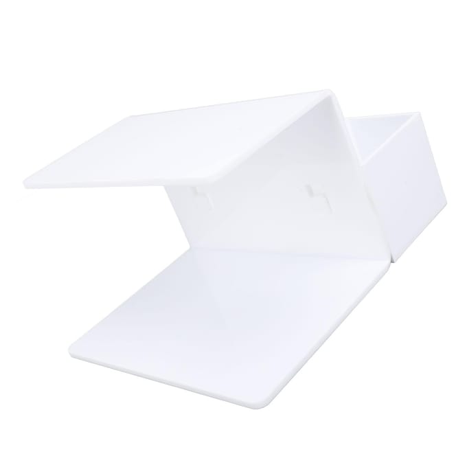 Support d'extension de cils en acrylique, support pour coussin de greffe de cils blanc