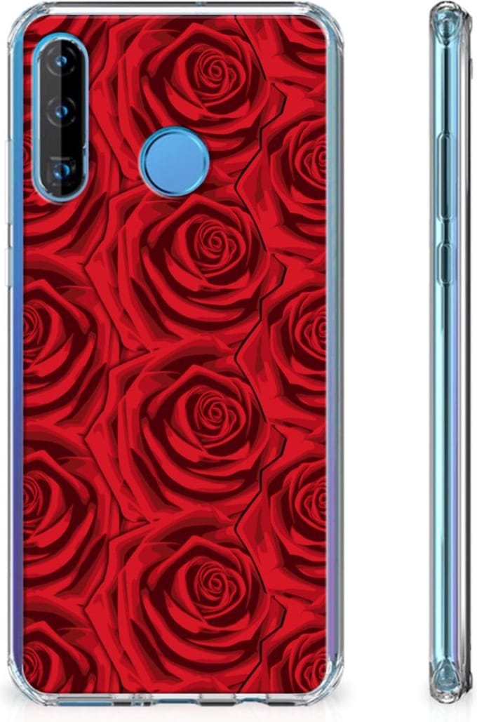 Huawei P30 Lite Case Red Roses