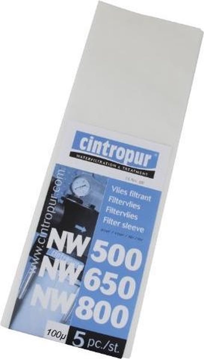 Cintropur filtervlies NW500/650/800 100 micron