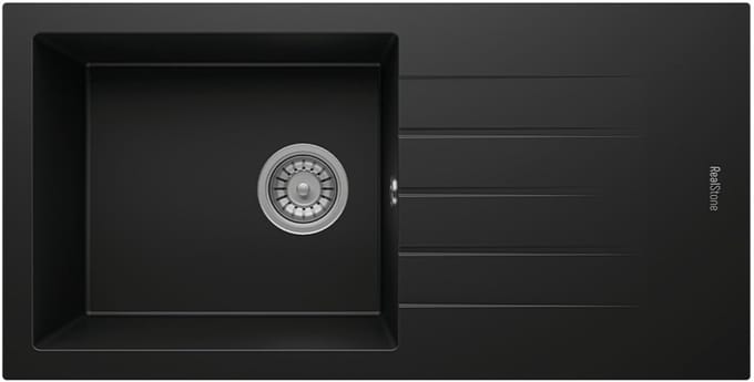 Realstone Assos Spoelbak - Zwart