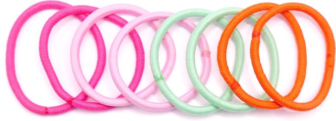 Endless elastiek paars-groen-roze-oranje