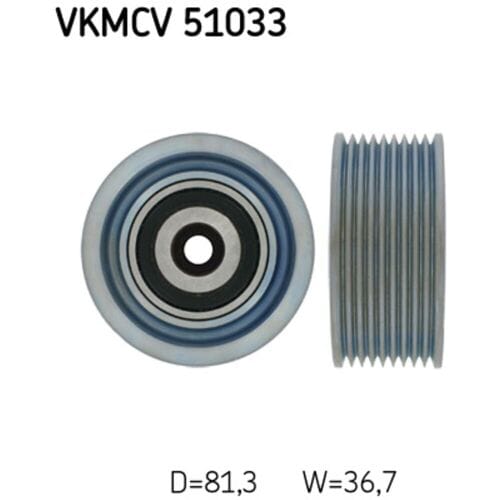 Poly-V riemgeleiderpoelie SKF VKMCV 51033