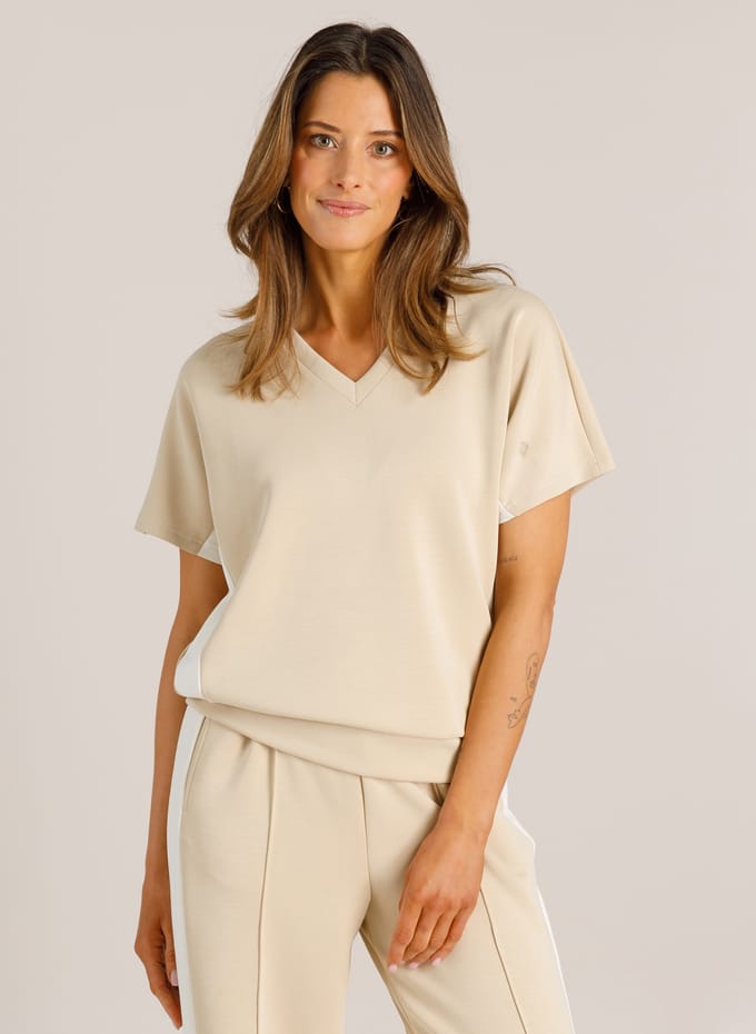 IVY BEAU Vyenna Tops - Sand - maat 36