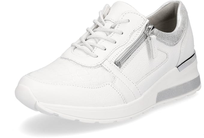 Waldläufer dames sportschoenen wit zilver 9