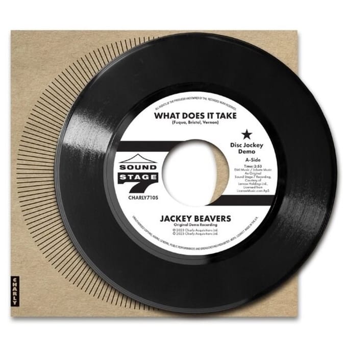 Jackey Beavers - What Does It Take (Orig Demo) / Lover Come Back (Alt Take) (7" Vinyl Single)