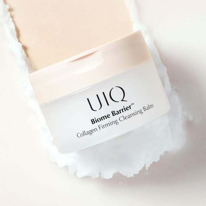 [UIQ] Baume nettoyant raffermissant au collagène Biome Barrier 100 ml white