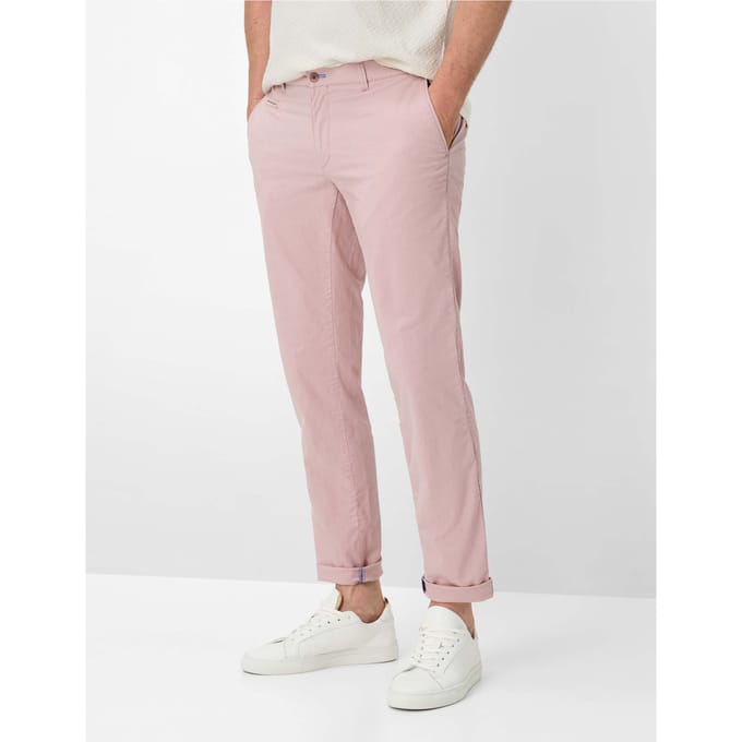 Brax Heren Chino  Style FABIO IN CINDER ROSE, roze, maat 34/30