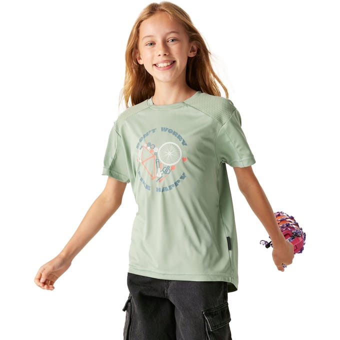 Regatta Kinderen Trackstand II T-shirt (Glacier Green)