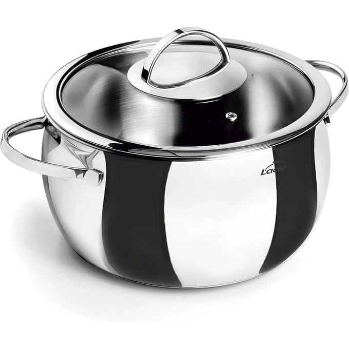 Pot met deksel Lacor Belly 20 cm