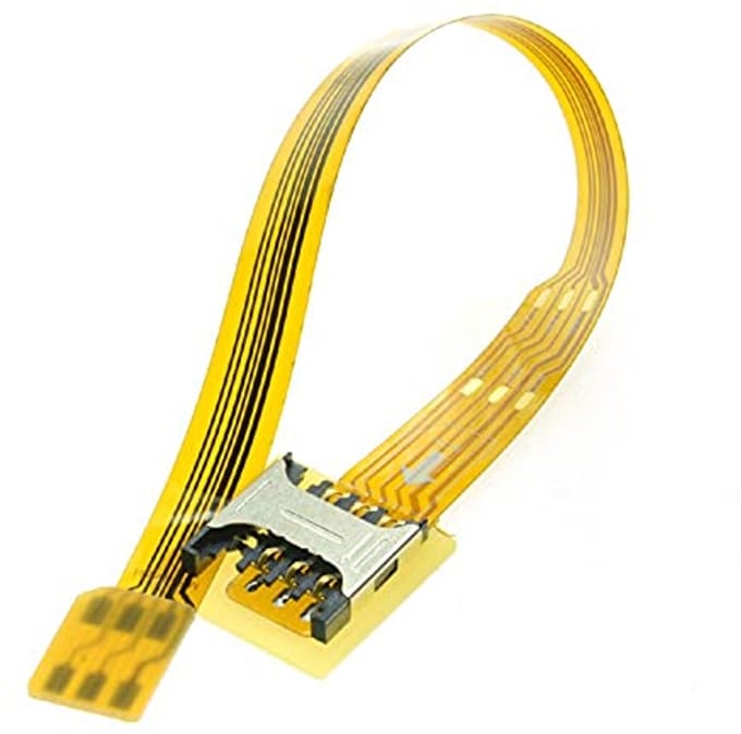 Micro SIM naar Nano SIM Kit - 10 cm FPC Kabel Verlenging