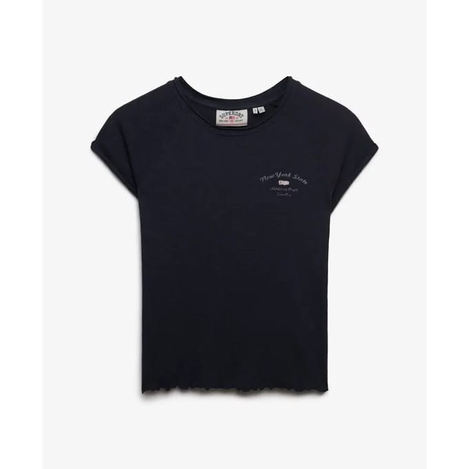 Superdry - Athletic Essentials Slub Graphic T-shirt - Dames - T-shirts