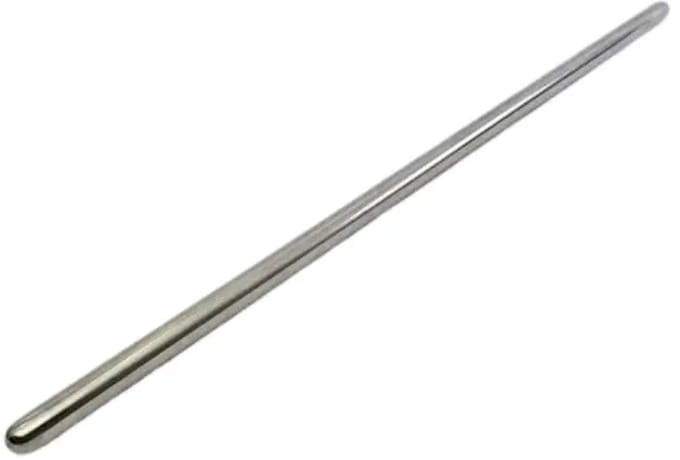 RVS deegroller 75 cm – roestvrij staal – zilverkleurig – grote lappen deeg