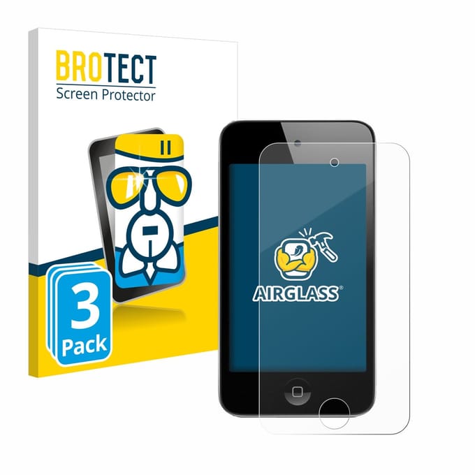 Screenprotector 3 Stuks voor Apple iPod Touch (4. Gen.) Beschermglas transparant