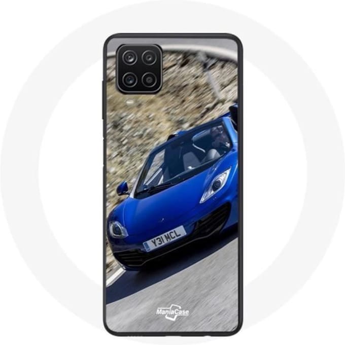 Coque - McLaren - Galaxy A12 - Formule 1 - Souple - Sportif bleu