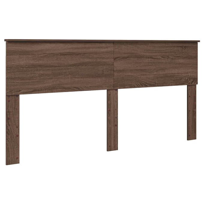 vidaXL Hoofdbord Bruin Eiken Bewerkt hout