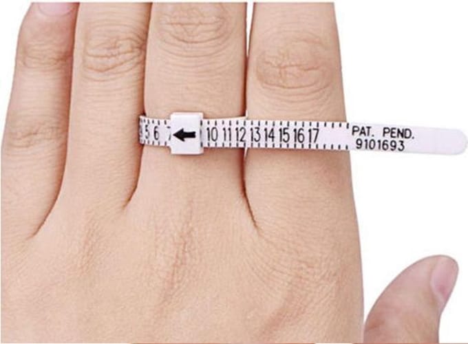 Ringmeter (US maat)| Vinger opmeten - Ringmaat