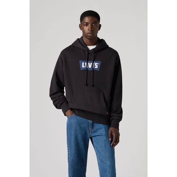 Levi's Premium Graphic Hoodie Black Größe: M | Kaputzenpullis Outlet | Herren | Schwarz