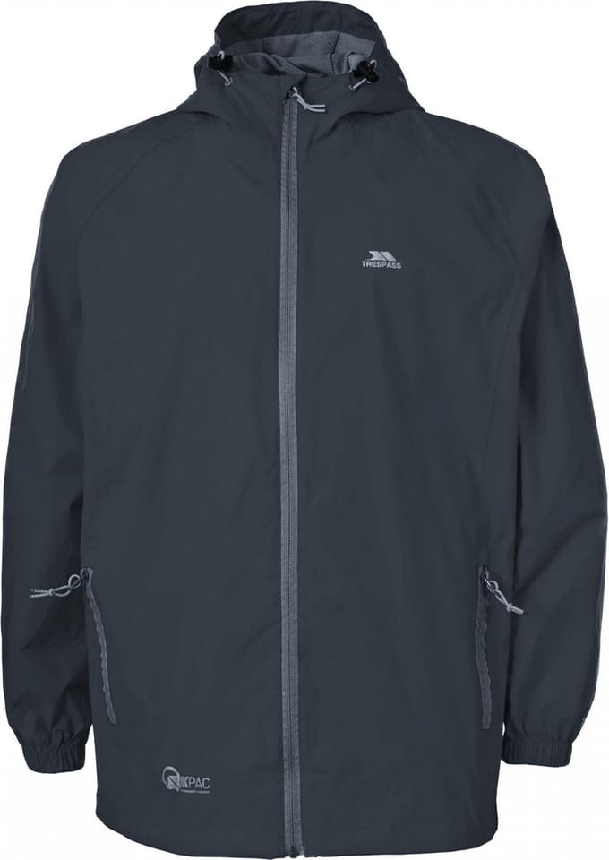Trespass Qikpac Jas Grijs 3-4 Years Meisje