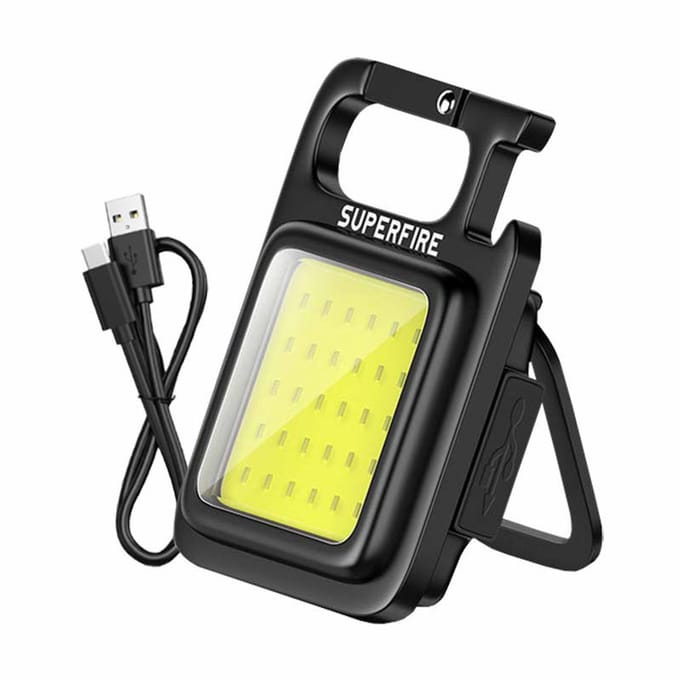 Superfire Flashlight MX16 600lm 500mAh USB-C
