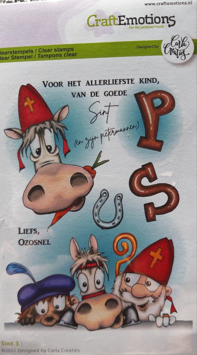 Clearstamps A6 - Sinterklaas 3 NL Carla Creaties