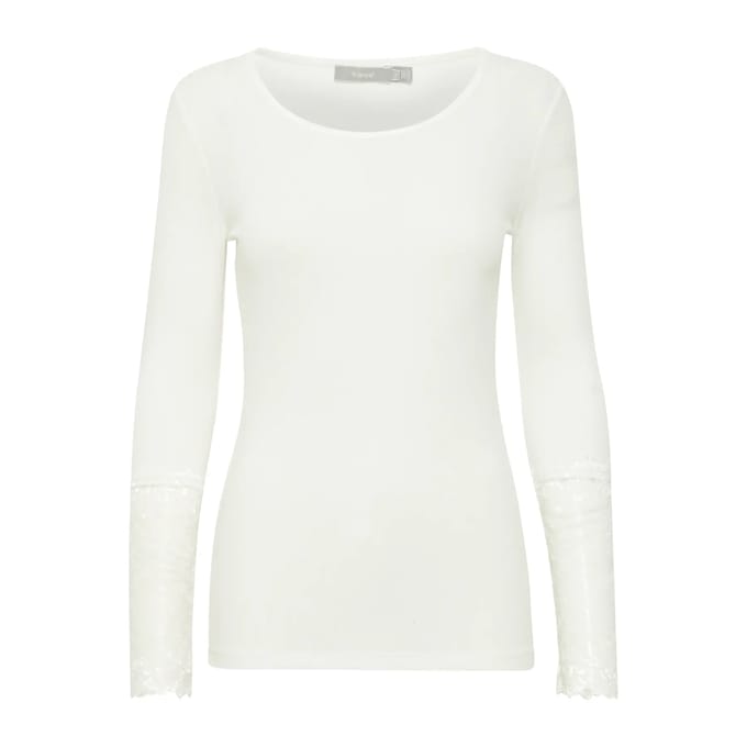 Dames-T-shirt met lange mouwen fransa Hizamond