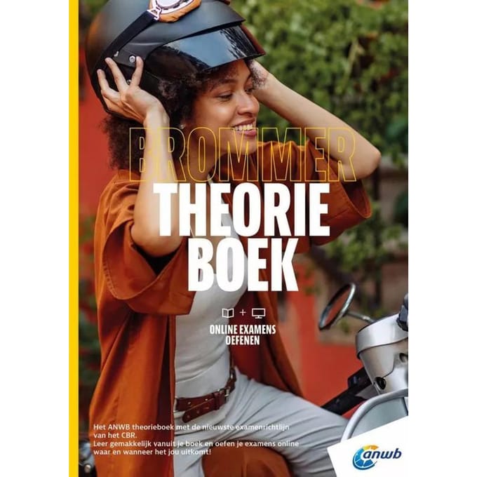ANWB theorieboek Rijbewijs AM + Online Examens - Brommer