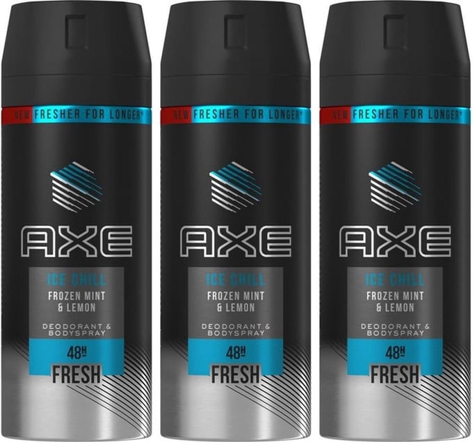 AXE Deo Spray Ice Chill - 3 x 150 ml