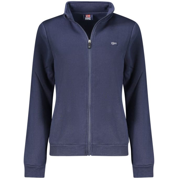 Noorwegen 1963 Blauw Katoenen Dames Sweater