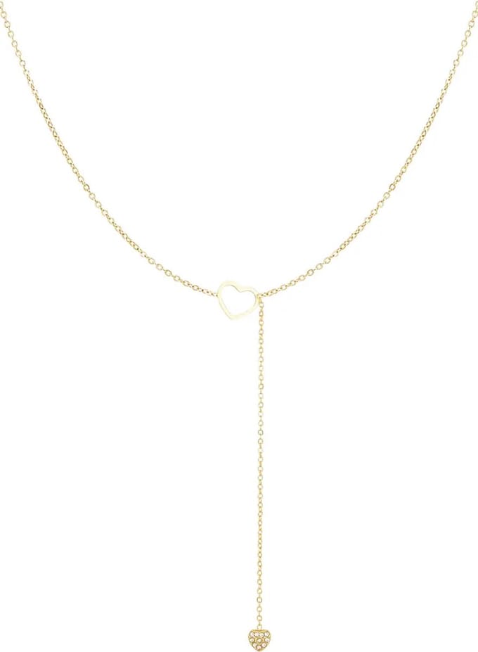 Ketting Cherised treasure goud ( stainless steel)