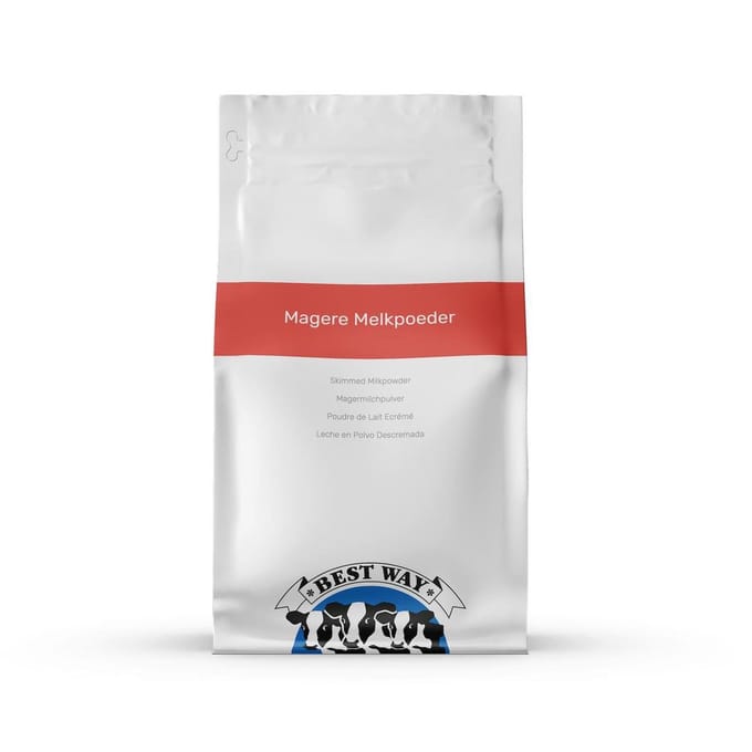 BEST WAY Magere Melkpoeder (extra goed oplosbaar) - Puur ingrediënt 5.0 KG- Puur ingrediënt