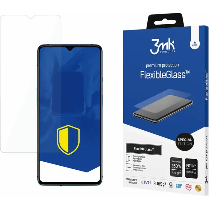 3mk FlexibleGlass Special Edition Hybrid Glass on OnePlus 7T