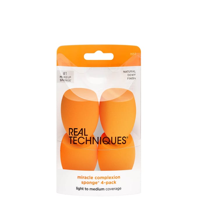 Real Techniques Miracle Complexion Sponge 4 Pack: Wonderbaarlijke Teint Spons 4-Pack