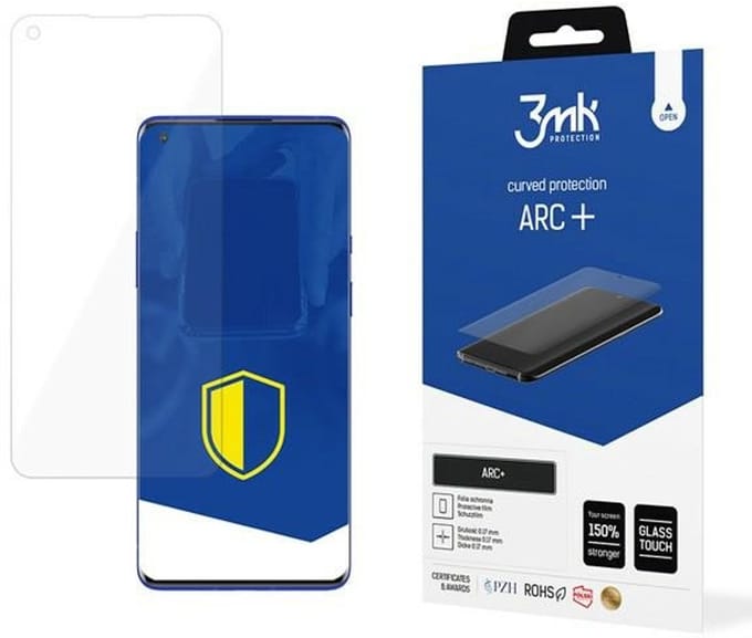 3MK ARC+ - Beschermfolie - OnePlus 9 - Volledig scherm - Transparant