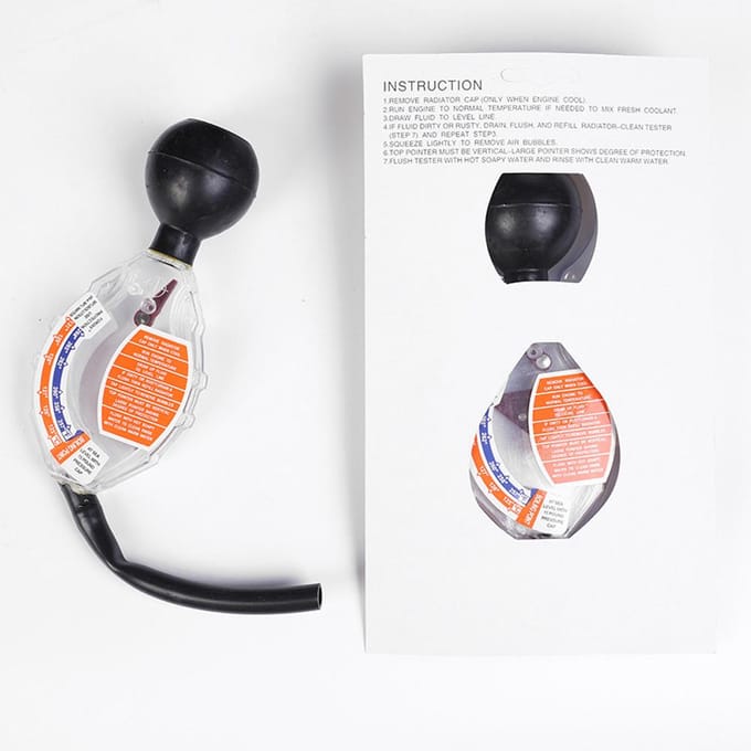 Densitomètre Portable à cadran antigel, densimètre Celsius/Fahrenheit, calibrage du liquide de refroidissement du radiateur de voiture multicolore