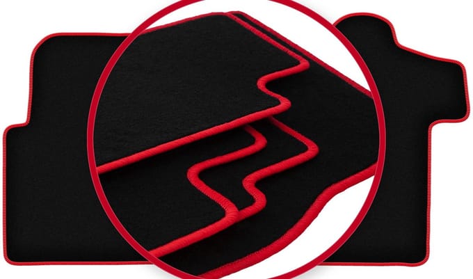 CARLUX-RED automatten voor: Renault Master II 3-zits (2010-)