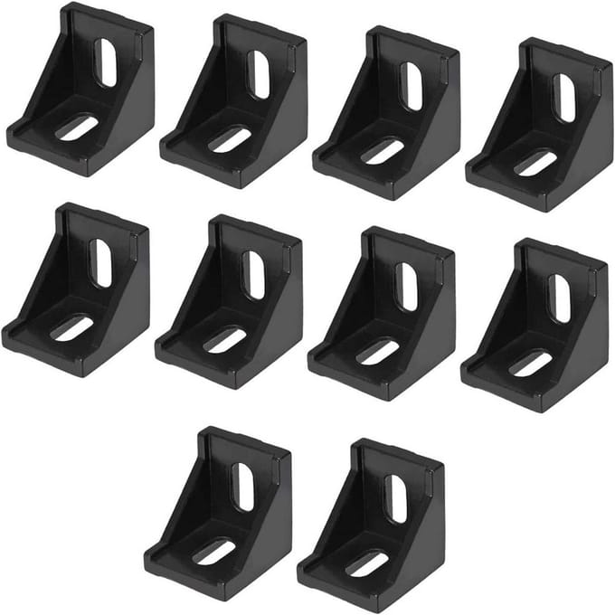 10x Hoekverbinder voor 4040 Profiel - Aluminium Binnenhoek Beugel voor Assemblage