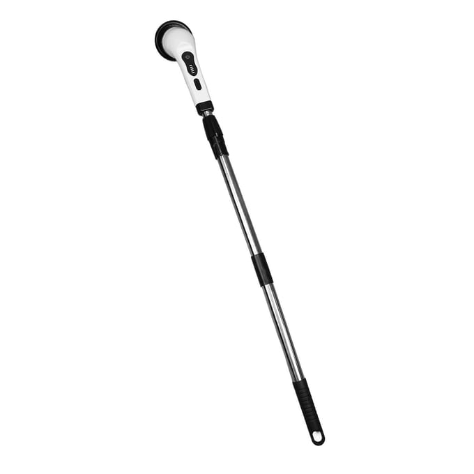 Brosse Électrique Rotative avec Manche Extensible Multifonction Rechargeable Sans Fil pour Douche