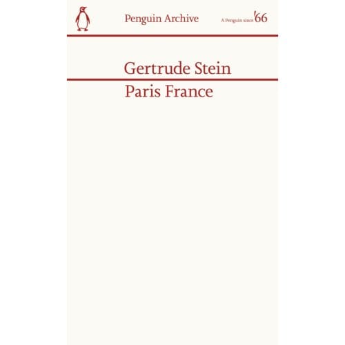Paris France - Penguin Archive - Gertrude Stein
