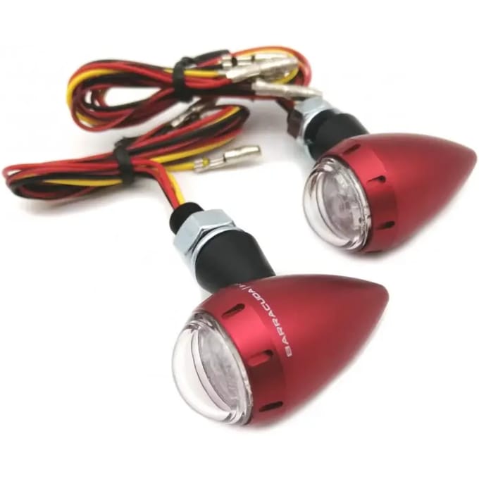 Paar motorfiets LED-knipperlichten Barracuda S-Led3 B-Lux