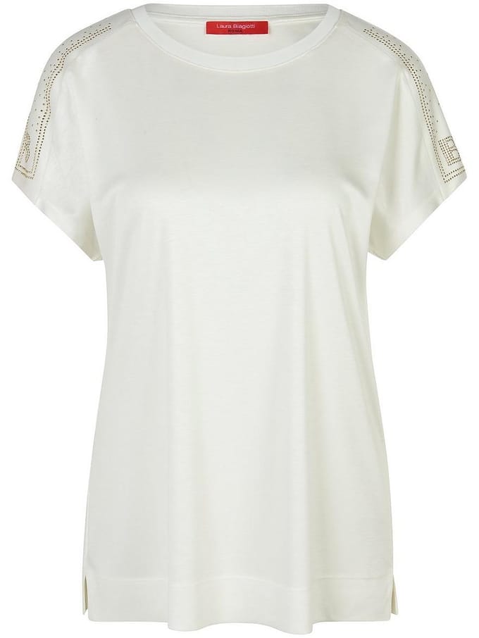 Shirt ronde hals Van Laura Biagiotti Roma wit