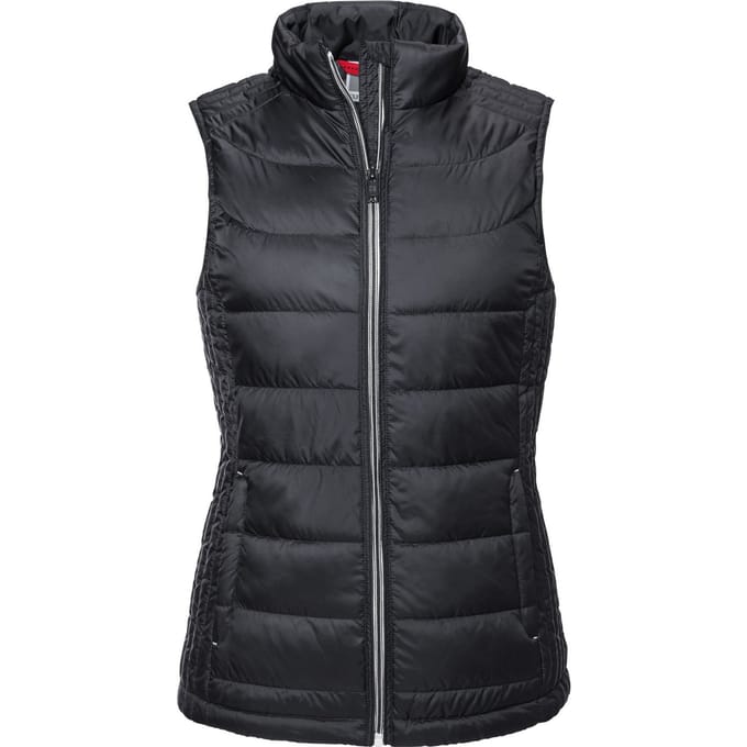 Russell Dames/dames Nano Body Warmer (Zwart)
