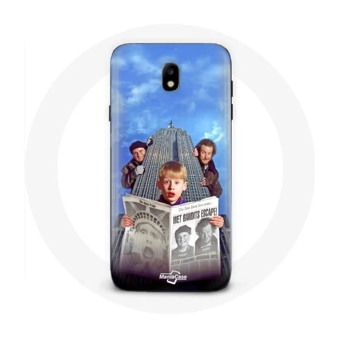 Coque Samsung Galaxy J3 2017 Home Alone Maman j'ai encore raté l'avion