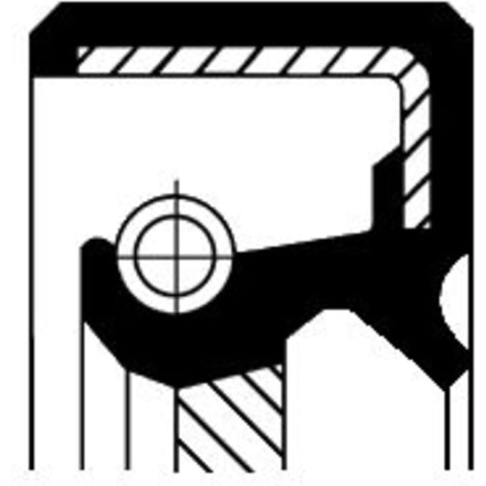Oliekeerring, versnellingsbak CORTECO 12000635B