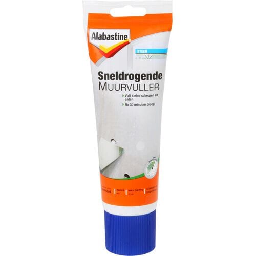 Alabastine Sneldrogende Muurvuller Tube - Wit - 330 gram