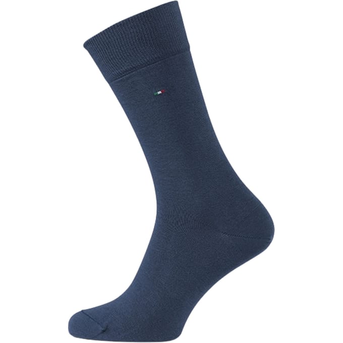 Carlo Lanza 2-pack Basic Sokken Blauw 151-104
