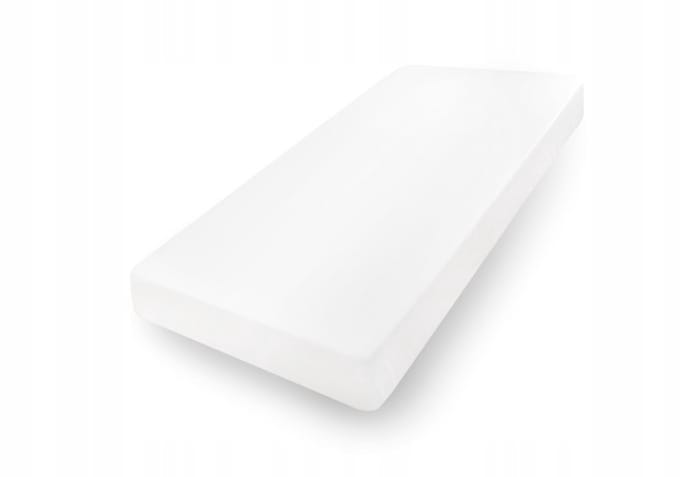 Jersey hoeslaken CLASSIC met elastiek 190x210/200x220cm wit