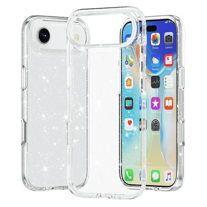 Mocaa Apple iPhone Air Glitz Beschermhoesje Transparant