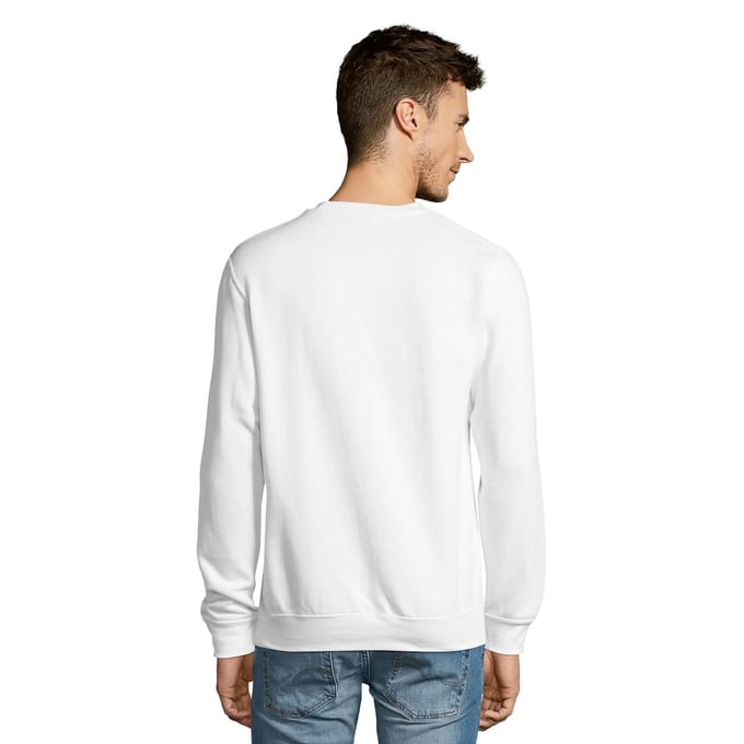 SOLS Uniseks Adult New Supreme Sweatshirt (Wit)