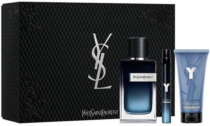 Yves Saint Laurent Y Eau De Parfum Spray Set - 100ml, 10ml, And Shower Gel 50ml