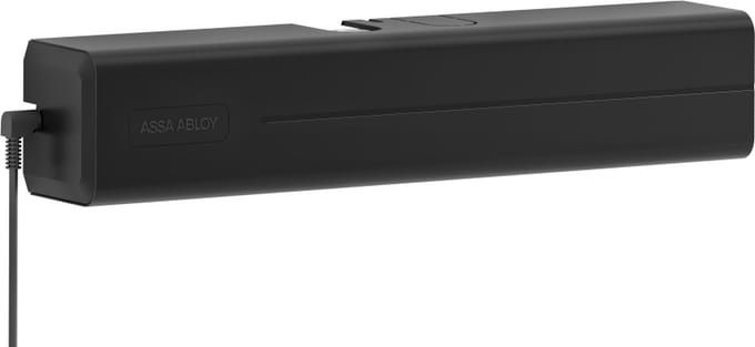 ASSA ABLOY VRIJLOOPDRANGER DC700FMB ZONDER ARM INCLUSIEF AANSLUITBOX ZWART (RAL9005)